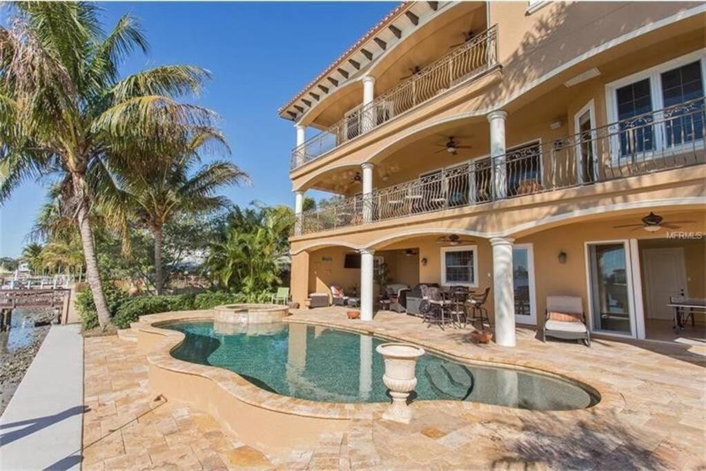 Large Mediterranean Oasis - Water Views & Pool Clearwater Beach Eksteriør bilde