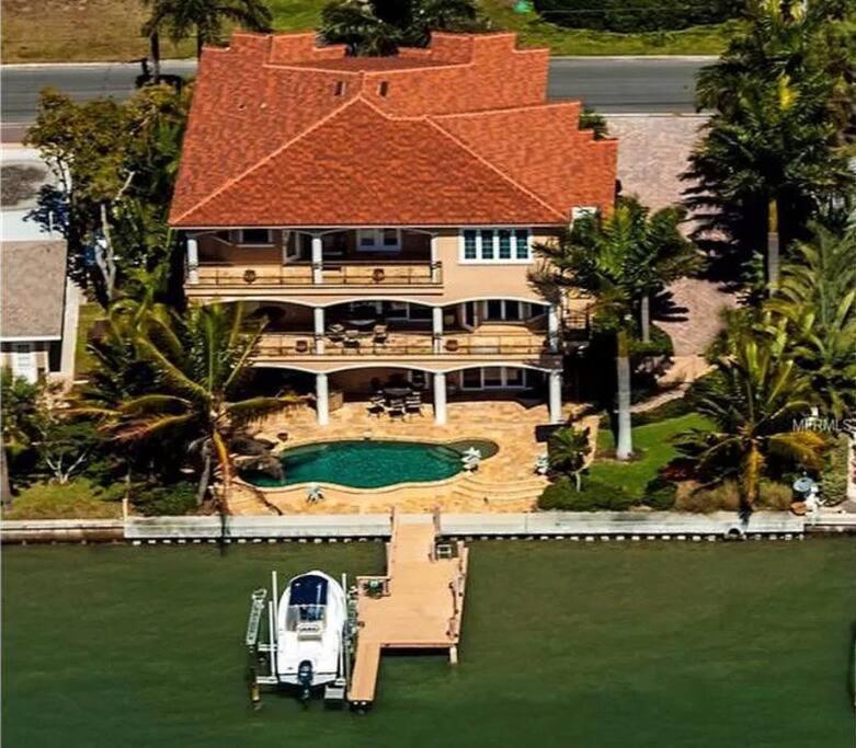 Large Mediterranean Oasis - Water Views & Pool Clearwater Beach Eksteriør bilde